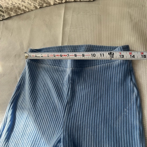 Aerie Sky Blue Flare Pants - Picture 9 of 10